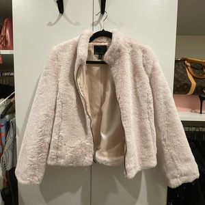 Banana Republic faux fur jacket